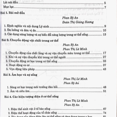 Lý sinh (Dùng cho ĐT CN Điều dưỡng)