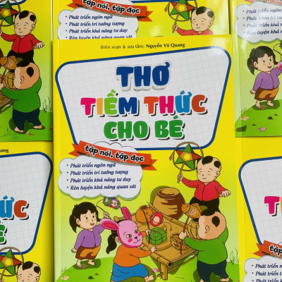 Sách- Combo 3 cuốn sách Truyện Tranh- Thơ - Đồng dao Tiềm thức cho bé (giúp bé tập nói, tập đọc nhanh)
