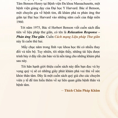 Cách mạng Liệu pháp Thư giãn