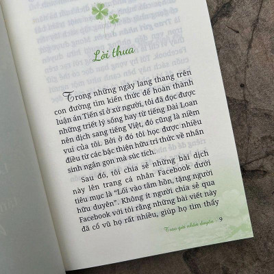 Sách - Trao Gửi Nhân Duyên - Vạn Lợi Quán Như - Vĩnh Nghiêm Books