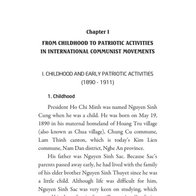 President Ho Chi Minh Biography and Career (Tiếng Anh) - edition 2025