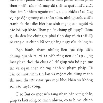 Hướng Đi Của Đạo Bụt Cho Hòa Bình Và Sinh Môi (Tái Bản 2020)