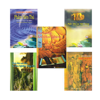 Kho sách cũ - Bộ 5 Cuốn Đại Cương Kinh Hoa Nghiêm