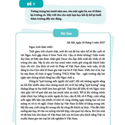 Những Bài Văn Mẫu Lớp 9 (Tập 1)