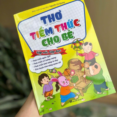 Sách- Combo 3 cuốn sách Truyện Tranh- Thơ - Đồng dao Tiềm thức cho bé (giúp bé tập nói, tập đọc nhanh)