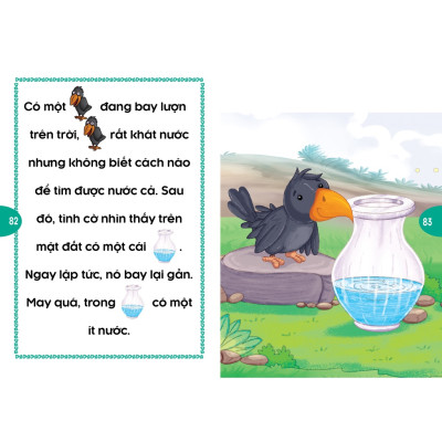 Bộ Sách Phát Triển Tư Duy Và Ngôn Ngữ Cho Bé - Truyện Đọc Bằng Hình Ảnh - Truyện Ngụ Ngôn Thế giới đặc sắc tập 1- ( VT )