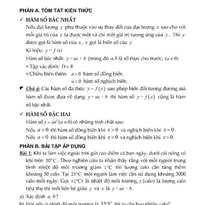 Phương Pháp Giải Các Dạng Toán Thực Tế Trong Kỳ Thi Tuyển Sinh Lớp 10