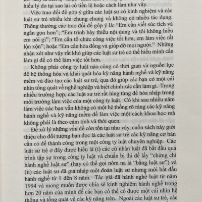 Kỹ Năng Hành Nghề Luật Sư Tư Vấn- Chia Sẽ Kinh Nghiệm Hành Nghề Thực Tế Tại Việt Nam