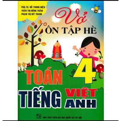 Sách - Vở Ôn Tập Hè Toán - Tiếng Việt - Tiếng Anh Lớp 1, 2, 3, 4, 5 - Combo 5 Cuốn - Hồng Ân