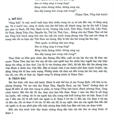 Cảm Nhận, Phân Tích Tác Phẩm Văn Học Ngoài Sách Giáo Khoa Ngữ Văn THPT - Tác Phẩm Thơ & Truyện (Dùng Chung Cho Các Bộ SGK Hiện Hành) - HA 
