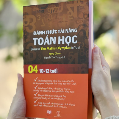 Sách Đánh Thức Tài Năng Toán Học 2, 3, 4, 5 ( Combo 4 Cuốn ) - Tổng hợp kiến thức toán học lớp 2 đến lớp 6, Hiệu sách Genbooks