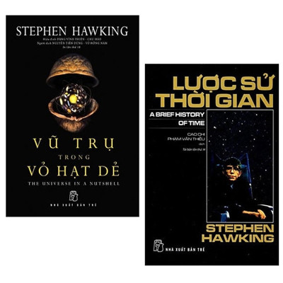 Trạm Đọc | Lược Sử Thời Gian + Vũ Trụ Trong Vỏ Hạt Dẻ