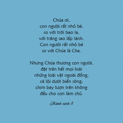 THÁNH VỊNH CHO BÉ - Truyện Tranh Thiếu Nhi