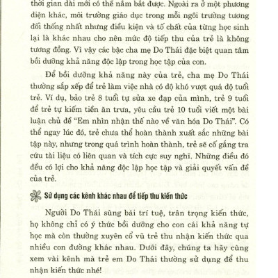 Phương Pháp Giáo Dục Con Của Người Do Thái