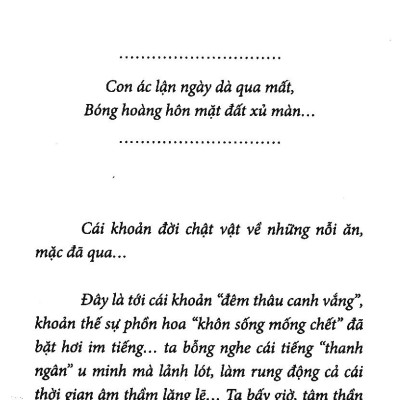 Thanh Dạ Văn Chung (Tái Bản)