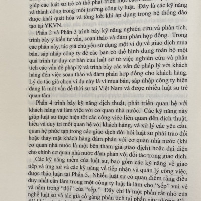 Kỹ Năng Hành Nghề Luật Sư Tư Vấn- Chia Sẽ Kinh Nghiệm Hành Nghề Thực Tế Tại Việt Nam
