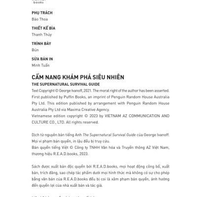 Cẩm Nang Khám Phá Siêu Nhiên