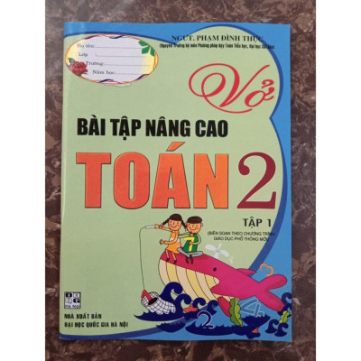 Sách - Combo Vở bài tập nâng cao Toán 2 (Biên soạn theo chương trình giáo dục phổ thông mới)