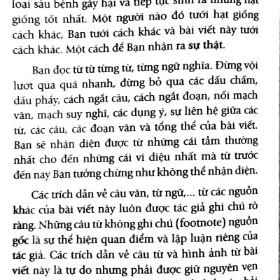 Hạt Giống Nảy Mầm - Thiền