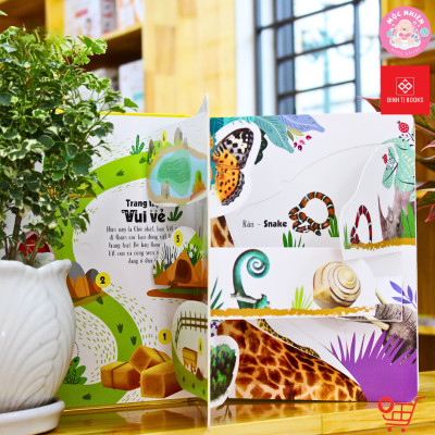 Sách Tương Tác Lật Mở Khám Phá Khổ lớn - Lift The Flap (Cho bé từ 0 - 6 Tuổi) - Đinh Tị