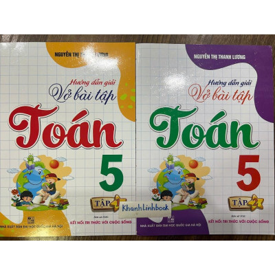 Sách - Hướng dẫn giải vở bài tập toán 5 - tập 1 + 2 (bám sát sgk kết nối tri thức với cuộc sống)