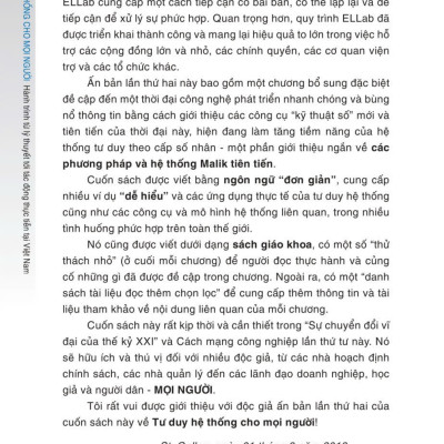 Tư duy hệ thống cho mọi người. Hành trình từ lý thuyết tới tác động thực tiễn tại Việt Nam - bản in 2024