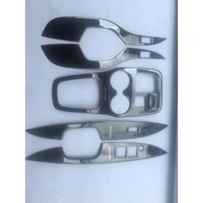 Ốp Nội Thất Dành Cho Xe Mitsu Attrage 2016 2017 2018 2019 2020 2021 Mẫu Titan - Bộ 5 Chi tiết