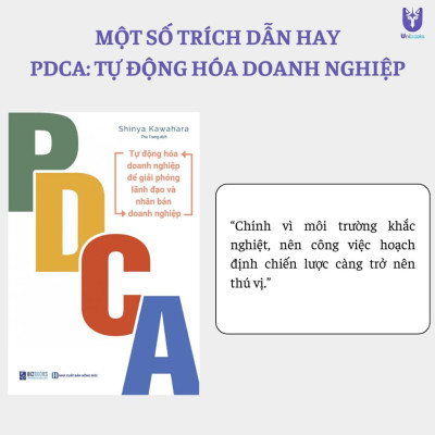 Sách - PDCA: Tự động hóa doanh nghiệp để giải phóng lãnh đạo và nhân bản doanh nghiệp - Bizbooks
