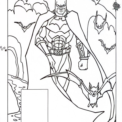 Dán Hình Và Tô Màu - Superhero - Batman (Tái Bản 2024)