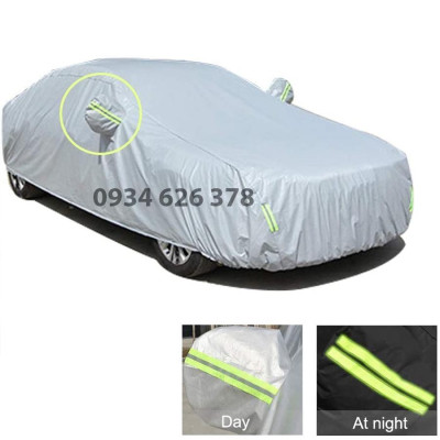 Bạt phủ ô tô Toyota Raize 3 lớp tráng bạc thông minh, chất liệu vải dù oxford cao cấp, áo chùm bảo vệ xe 4,5,7 chỗ