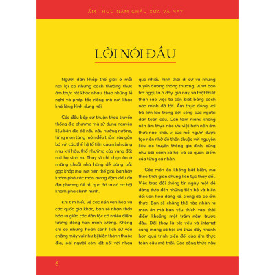 Ẩm Thực Năm Châu Xưa Và Nay