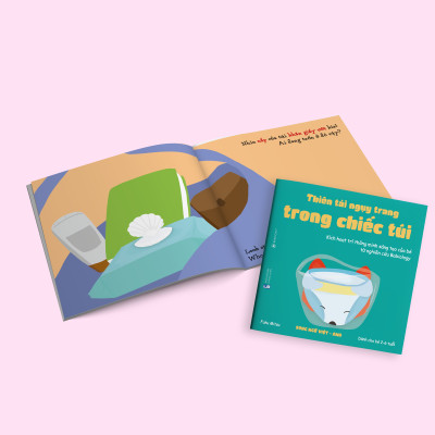 Sách Ehon Thiên Tài Ẩn Náu Trong Chiếc Túi