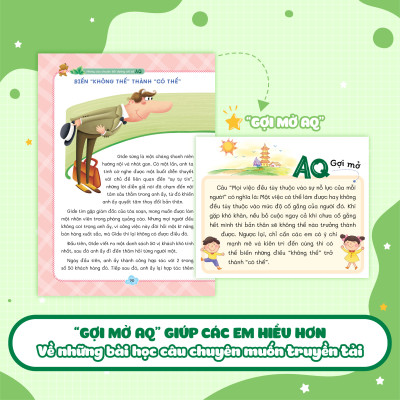 Combo Những câu chuyện bồi dưỡng chỉ số IQ, EQ, MQ, LQ, AQ (5 cuốn)