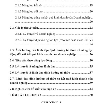 Sách Chuyên Khảo Tác Động Của Thành Phần Năng Lực Động Đến Kết Quả Kinh Doanh Của Doanh Nghiệp Ngành Chế Biến Thuỷ Sản Việt Nam