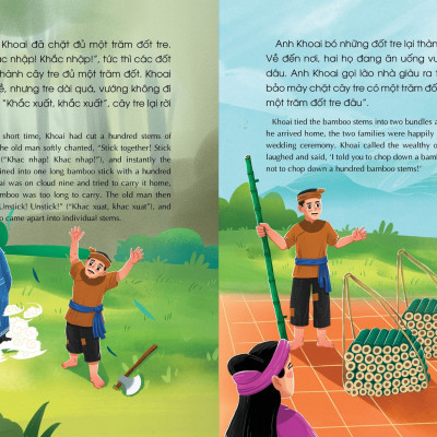 Truyện cổ tích  Việt Nam - Sự tích CHÚ CUỘI CUNG TRĂNG - Sự tích CÂY TRE TRĂM ĐỐT- Phiên bản SÁCH NÓI.