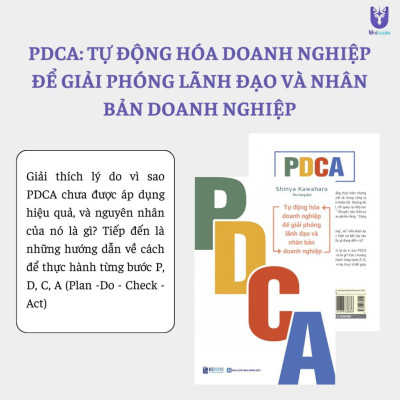 Sách - PDCA: Tự động hóa doanh nghiệp để giải phóng lãnh đạo và nhân bản doanh nghiệp - Bizbooks