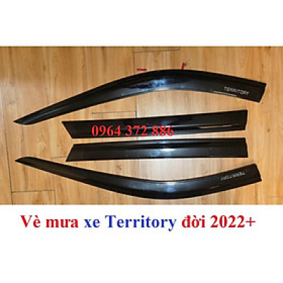 Vè Che Mưa Xe Ford Territory đời 2022 , 2023 nhựa đen dày cao cấp
