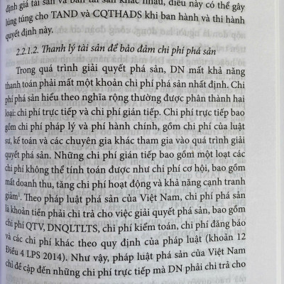 Pháp Luật Hiện Hành Về Bảo Toàn Và Thanh Lý Tài Sản Doanh Nghiệp Trong Thủ Tục Phá Sản