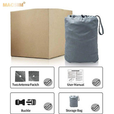 Bạt phủ ô tô chất liệu vải không dệt cao cấp thương hiệu MACSIM dành cho Ford territory màu ghi 