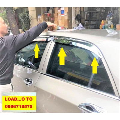 Vè Che Mưa Xe KIA Morning 2023-2014 Mạ Crom Toàn Bộ Cao Cấp Nhất Thị Trường