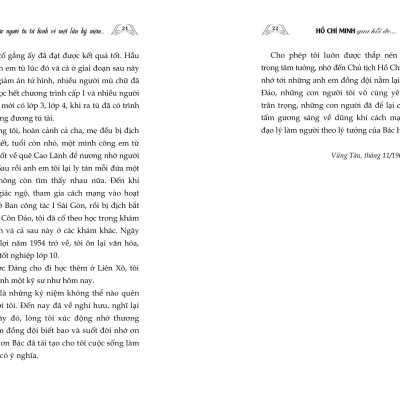Sách - Hồ Chí Minh Qua Hồi Ức Của Những Cựu Tù Chính Trị Côn Đảo