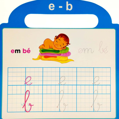 Sách- Chuẩn Bị Cho Bé Tới Trường - Chữ Cái (Tặng kèm bút viết/ xóa) (Tái Bản 2023)- 2HBooks