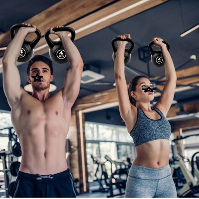 Tạ Bình Vôi 8kg ( Chất Liệu Vỏ Nhựa PE Bọc Bê Tông)Tăng Cường Sức Khỏe Cho Người Yêu Thích Tập Gym Tại Nhà Hoặc Phòng Tập