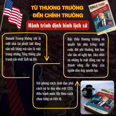 Bộ 3 Cuốn Sách Đế Chế Tỷ Đô: Donald Trump Bậc thầy thương trường và quyền lực Nhà Trắng, Jeff Bezos Gã phù thuỷ ngành thương mại điện tử và Elon Musk Tỷ phú của những giấc mơ điên rồ