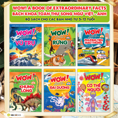 Wow! Vehicles: Những sự thật đáng kinh ngạc về Phương tiện giao thông- Sách Bách khoa toàn thư Song ngữ cho trẻ em