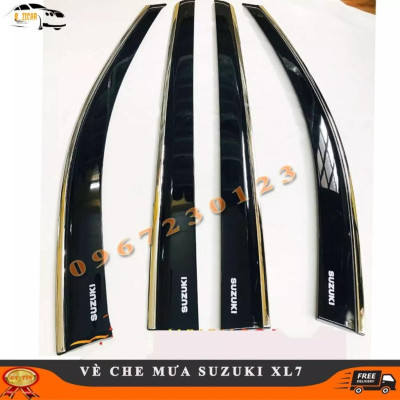 Vè Che Mưa Ô Tô SUZUKI XL7 Ertiga Chỉ Inox 