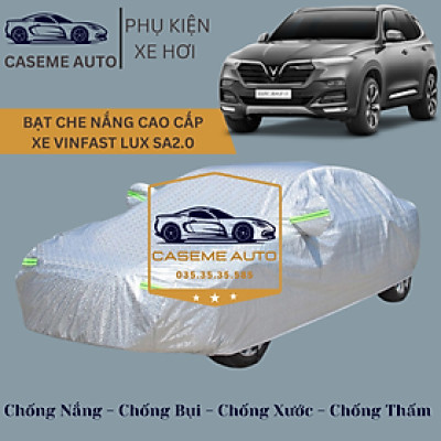[VINFAST LUX SA2.0] Bạt phủ xe ô tô tráng nhôm cao cấp dành cho xe VINFAST LUX SA2.0 , 3 lớp chống nóng, chống thấm, chống bụi - Hàng Chính Hãng