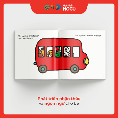 Truyện Ehon bé 1-2-3 tuổi - Xe Buýt Bento