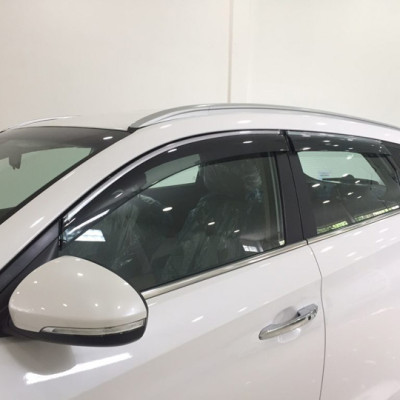 Bộ vè che mưa Fashion cho Hyundai Santafe 2015-2018 nhựa ABS cao cấp
