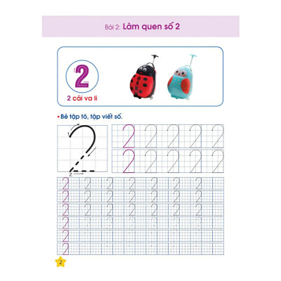 Sách - Combo 5 Cuốn Tập tô chữ, Tô chữ hoa,tập tô nét cơ bản, tập tô số (chuẩn bị cho bé vào lớp 1) - ndbooks